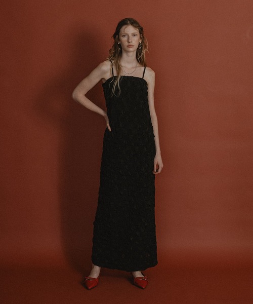 Shirred layered dress set（ドレス）｜et.UNiVER（エトユニベール）の