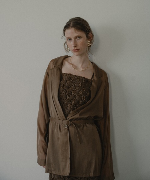 Shirred layered dress set（ドレス）｜et.UNiVER（エトユニベール）の