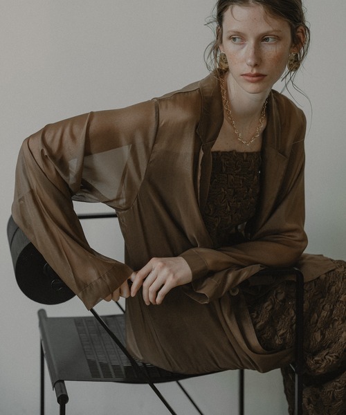 Shirred layered dress set（ドレス）｜et.UNiVER（エトユニベール）の