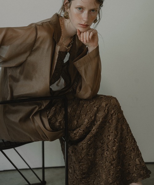 Shirred layered dress set（ドレス）｜et.UNiVER（エトユニベール）の