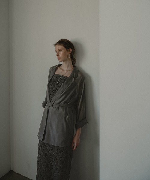 Shirred layered dress set（ドレス）｜et.UNiVER（エトユニベール）の