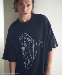 ADAMPATEK/Frankenstein flower stitch T/フランケンシュタイン刺繍Tシャツ(AP2524021)