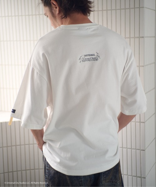 ADAM PATEK(アダムパテック)の「ADAMPATEK/Frankenstein flower stitch T/フランケンシュタイン刺繍Tシャツ(AP2524021)(Tシャツ/カットソー・レディース・ブラック/ホワイト・2/1)」の20枚目の写真