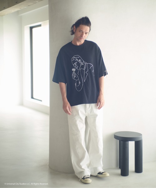 ADAM PATEK(アダムパテック)の「ADAMPATEK/Frankenstein flower stitch T/フランケンシュタイン刺繍Tシャツ(AP2524021)(Tシャツ/カットソー・レディース・ブラック/ホワイト・2/1)」の22枚目の写真