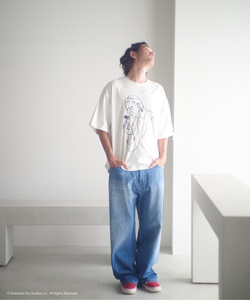 ADAM PATEK(アダムパテック)の「ADAMPATEK/Frankenstein flower stitch T/フランケンシュタイン刺繍Tシャツ(AP2524021)(Tシャツ/カットソー・レディース・ブラック/ホワイト・2/1)」の13枚目の写真