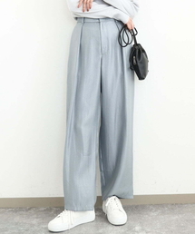 MK MICHEL KLEIN（エムケーミッシェルクラン）の「サテン地バレルパンツ/洗える（その他パンツ）」