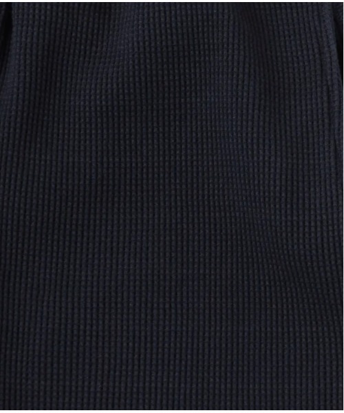 FRUIT OF THE LOOM（フルーツオブザルーム）の「金子恵治 THERMAL CREW NECK TEE / サーマル / ヴィンテージ / ワンマイルウェア / パックT / スウェット / セットアップ / オリジナルパッケージ（スウェット・メンズ・ネイビー/チャコールグレー・M/L/XL）」の9枚目の写真