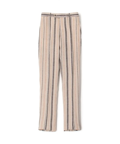 PT TRINO SLIM JOGGER リネンストライプ イージースラックス