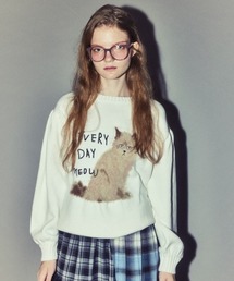 Candy Stripper（キャンディストリッパー）の「MEOW VOLUME SLEEVE ニット（ニット/セーター）」