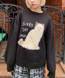 MEOW VOLUME SLEEVE ニット