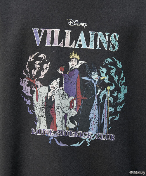 PUBLUX（パブリュクス）の「PUBLUX/パブリュクス 別注 'Disney VILLAINS' SWEAT/'ディズニーヴィランズ' プリントスウェット(限定展開)（スウェット・メンズ・チャコールグレー/ライトグレー・MEDIUM/LARGE/SMALL）」の10枚目の写真