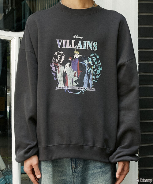 PUBLUX（パブリュクス）の「PUBLUX/パブリュクス 別注 'Disney VILLAINS' SWEAT/'ディズニーヴィランズ' プリントスウェット(限定展開)（スウェット・メンズ・チャコールグレー/ライトグレー・MEDIUM/LARGE/SMALL）」の21枚目の写真