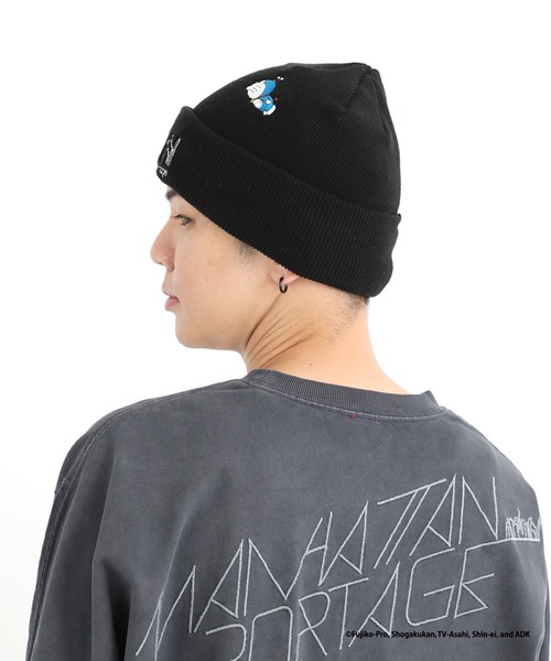 Manhattan Portage（マンハッタンポーテージ）の「Embroidery Watch DORAEMON（ニットキャップ/ビーニー・メンズ・アイボリー/ブラック・FREE）」の11枚目の写真