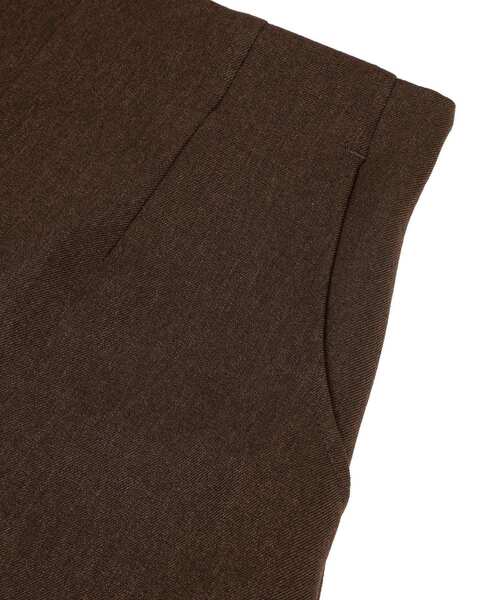 earth music&ecology(アースミュージックアンドエコロジー)の「バックレースアップショートパンツ(その他パンツ・レディース・ブラウン/ブラック・S/M)」の3枚目の写真