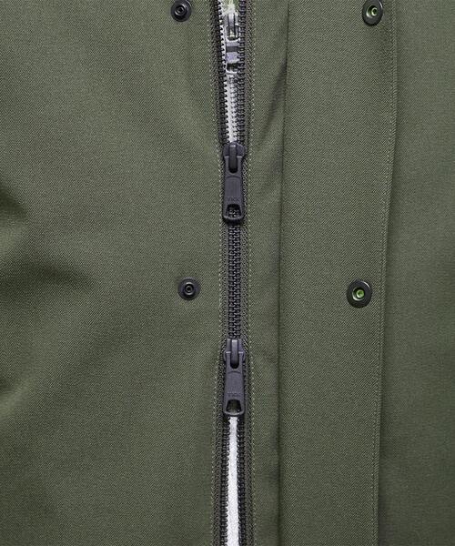 MEN'S MELROSE（メンズメルローズ）の「ボンディングツイルステンカラーブルゾン | 防風（ブルゾン・メンズ・ブラック/カーキ・2/3/4/5）」の15枚目の写真
