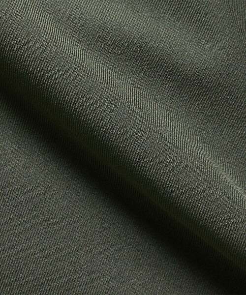 MEN'S MELROSE（メンズメルローズ）の「ボンディングツイルステンカラーブルゾン | 防風（ブルゾン・メンズ・ブラック/カーキ・2/3/4/5）」の19枚目の写真
