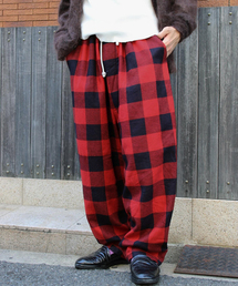 メンズのその他パンツ（レッド/赤色系・チェック柄）ファッション通販
