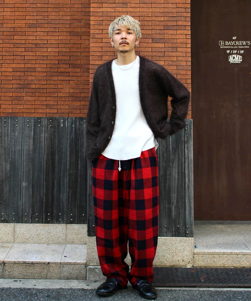 Marvine Pontiak shirt makers(マービンポンティアックシャツメーカーズ)の「Marvine Pontiak × WISM別注 Pajama Pants 2(その他パンツ・メンズ・レッド系その他・FREE)」の3枚目の写真