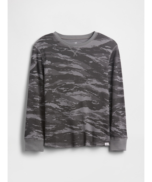 セール】ワッフルニットTシャツ (キッズ)（Tシャツ/カットソー）｜GAP