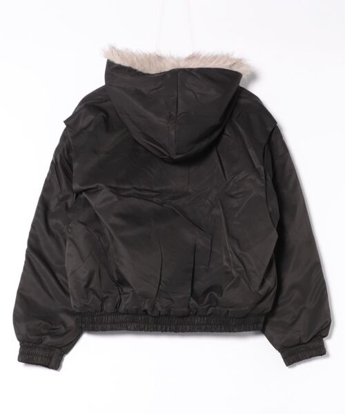 almo(アルモ)の「【LAMPOON】フェイクファーフードブルゾン(ブルゾン・レディース・グレー/ブラック・SMALL/MEDIUM/LARGE/X-LARGE)」の22枚目の写真