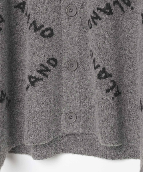 ALAND(エーランド)の「【UNISEX】ALAND/ロゴジャガードカーディガン(カーディガン/ボレロ・レディース・ライトブルー/チャコール・LARGE/MEDIUM)」の7枚目の写真