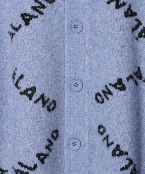 ALAND(エーランド)の「【UNISEX】ALAND/ロゴジャガードカーディガン(カーディガン/ボレロ・レディース・ライトブルー/チャコール・LARGE/MEDIUM)」の9枚目の写真