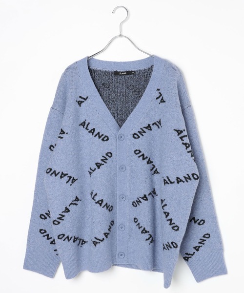 ALAND(エーランド)の「【UNISEX】ALAND/ロゴジャガードカーディガン(カーディガン/ボレロ・レディース・ライトブルー/チャコール・LARGE/MEDIUM)」の10枚目の写真