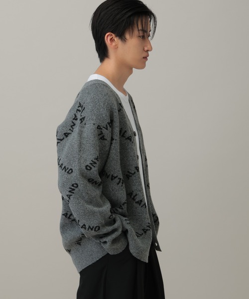ALAND(エーランド)の「【UNISEX】ALAND/ロゴジャガードカーディガン(カーディガン/ボレロ・レディース・ライトブルー/チャコール・LARGE/MEDIUM)」の22枚目の写真