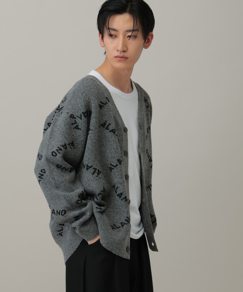 ALAND(エーランド)の「【UNISEX】ALAND/ロゴジャガードカーディガン(カーディガン/ボレロ・レディース・ライトブルー/チャコール・LARGE/MEDIUM)」の21枚目の写真