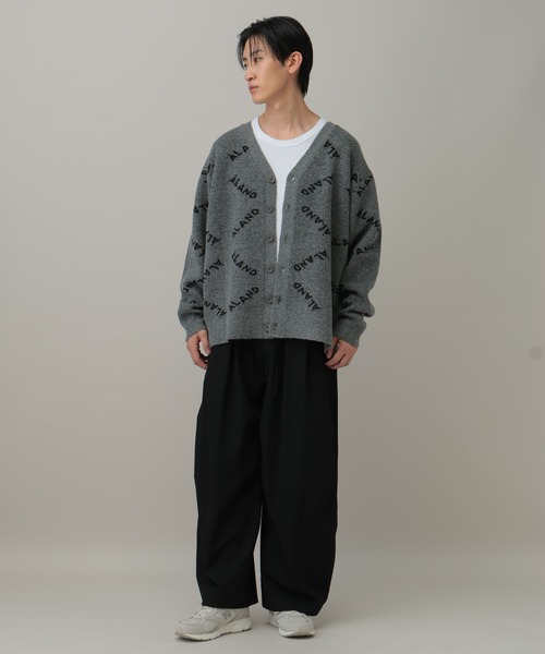 ALAND(エーランド)の「【UNISEX】ALAND/ロゴジャガードカーディガン(カーディガン/ボレロ・レディース・ライトブルー/チャコール・LARGE/MEDIUM)」の18枚目の写真