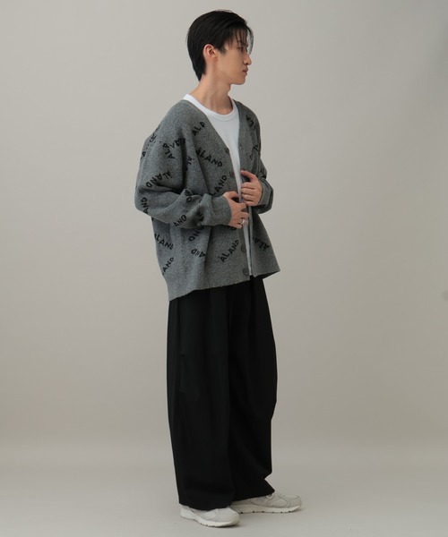 ALAND(エーランド)の「【UNISEX】ALAND/ロゴジャガードカーディガン(カーディガン/ボレロ・レディース・ライトブルー/チャコール・LARGE/MEDIUM)」の19枚目の写真