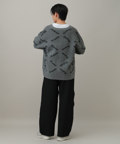 ALAND(エーランド)の「【UNISEX】ALAND/ロゴジャガードカーディガン(カーディガン/ボレロ・レディース・ライトブルー/チャコール・LARGE/MEDIUM)」の20枚目の写真