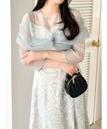 dazzlin | チュールベールジャカードドレス(ドレス)