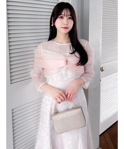 dazzlin（ダズリン）の「チュールベールジャカードドレス（ドレス・レディース・ピンク/ブルー/ブラック・SMALL/MEDIUM）」の20枚目の写真