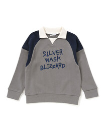 WASK | ロゴ刺しゅう襟付きトレーナー(110~160cm)(スウェット)