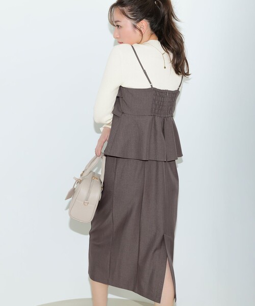 2SET】ビスチェ ワンピース × ニット セット（セットアップ）｜ANY SIS