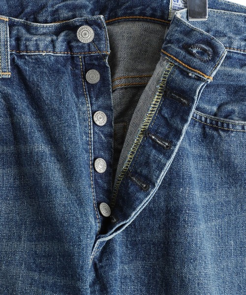 orSlow（オアスロウ）の「Orslow / オアスロウ：SHORT LENGTH 105 STANDARD SELVEDGE DENIM：01-1050SL-84[STD]（デニムパンツ・メンズ・インディゴブルー・4(XL)/2(M)/3(L)）」の3枚目の写真