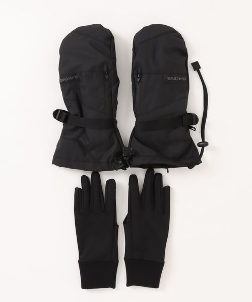 DAKINE(ダカイン)の「DAKINE TITAN GORE-TEX MITTS スノーグローブ 【25-26SNOWモデル】/ダカインスキースノーボードウェア(ゴアテックスグローブ・手袋、インナーグローブ付き)(手袋・メンズ・ブラック・MEDIUM/LARGE)」の2枚目の写真