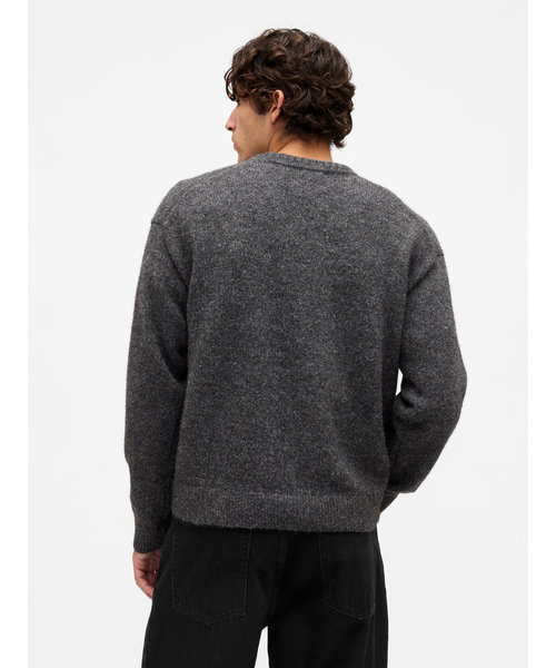 GAP(ギャップ)の「ウール混 リラックスフィット アーガイルセーター(ニット/セーター・メンズ・グレー・L/M/S/XS/XL)」の3枚目の写真