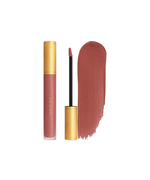 GUCCI beauty(グッチビューティ)の「グッチ ルージュ ア レーヴル リキッド マット(口紅/リップティント/グロス・レディース・203 ミルドレッド ローズウッド/208 ゼイ メット イン アルゼンティーナ/505 ジャネット ラスト/308 ルーシー ダーク オレンジ/509 グッチ ロッソ アンコーラ/315 メイ ピーチ/124 エミリー ブラウン/223 イサベルローズウッド/217 ヴァレリア ローズ・FREE)」の5枚目の写真