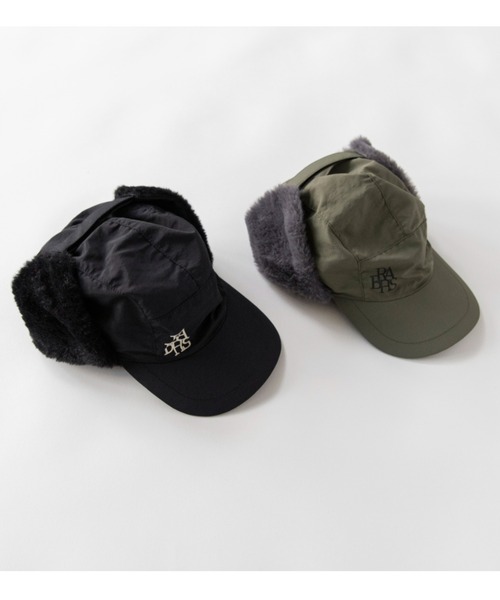 BRANSHES(ブランシェス)の「【あったか】ナイロン/フライトキャップ(キャップ・キッズ・ブラック/カーキオリーブ・54cm/52cm)」の15枚目の写真