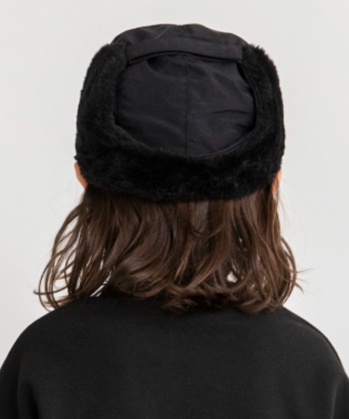 BRANSHES(ブランシェス)の「【あったか】ナイロン/フライトキャップ(キャップ・キッズ・ブラック/カーキオリーブ・54cm/52cm)」の12枚目の写真