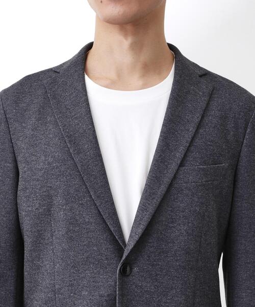 THE SHOP TK (ザ ショップ ティーケー )の「起毛TRジャージジャケット 【洗濯機OK/ストレッチ/セットアップ可】(テーラードジャケット・メンズ・ネイビー系1/ブルー系その他/ダークブラウン系1・02/03/04/01)」の19枚目の写真