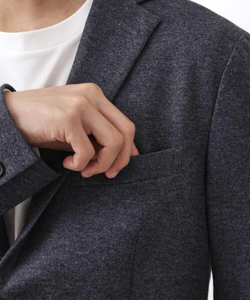 THE SHOP TK (ザ ショップ ティーケー )の「起毛TRジャージジャケット 【洗濯機OK/ストレッチ/セットアップ可】(テーラードジャケット・メンズ・ネイビー系1/ブルー系その他/ダークブラウン系1・02/03/04/01)」の20枚目の写真