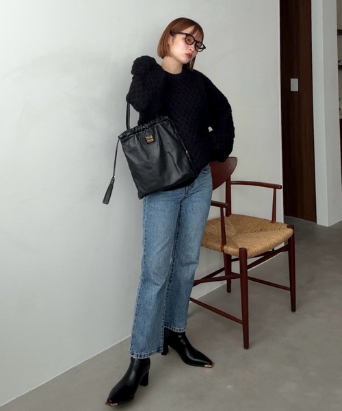 ORiental TRaffic by yuri（オリエンタルトラフィックバイユリ）の「ZOZOTOWN限定 新作 トゥキャップ モチーフ ヒールブーツ /51390（ブーツ・レディース・ベージュ/ブラック/ブラウン・LL/L/M/S）」の8枚目の写真