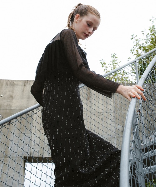et.UNiVER(エトユニベール)の「Shooting star dress(ドレス・レディース・チャコール/ブラウン/ブラック・MEDIUM/SMALL/LARGE)」の21枚目の写真