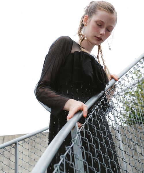 et.UNiVER(エトユニベール)の「Shooting star dress(ドレス・レディース・チャコール/ブラウン/ブラック・MEDIUM/SMALL/LARGE)」の22枚目の写真