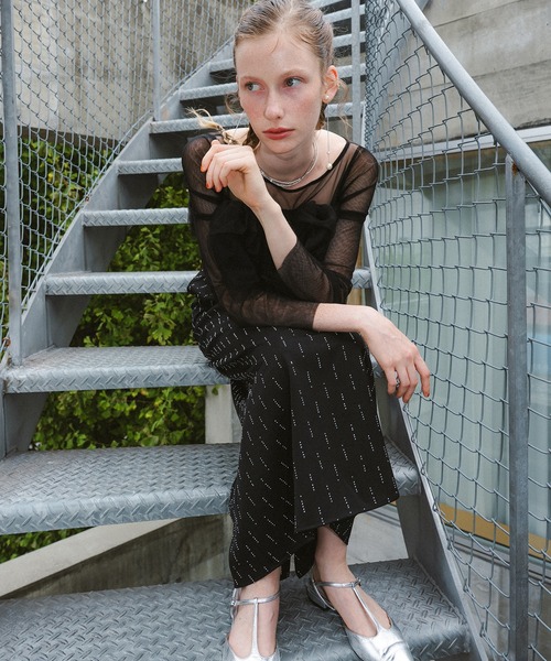 et.UNiVER(エトユニベール)の「Shooting star dress(ドレス・レディース・チャコール/ブラウン/ブラック・MEDIUM/SMALL/LARGE)」の17枚目の写真