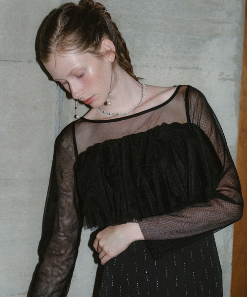 et.UNiVER(エトユニベール)の「Shooting star dress(ドレス・レディース・チャコール/ブラウン/ブラック・MEDIUM/SMALL/LARGE)」の7枚目の写真