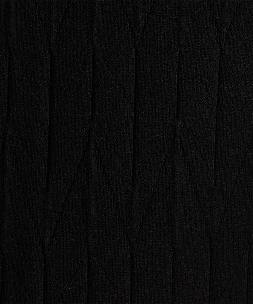 MONSIEUR NICOLE（ムッシュニコル）の「【ex/tra】ジオメトリックプリーツ クルーネックニット（ニット/セーター・メンズ・ベージュ/ブラック/グレー・LARGE/MEDIUM/X-LARGE）」の16枚目の写真